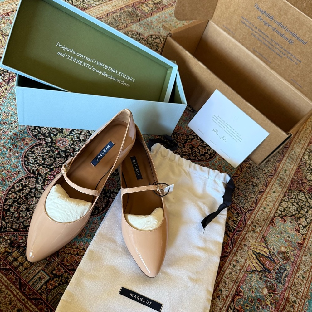 Margaux The Mary Jane - Rose Patent